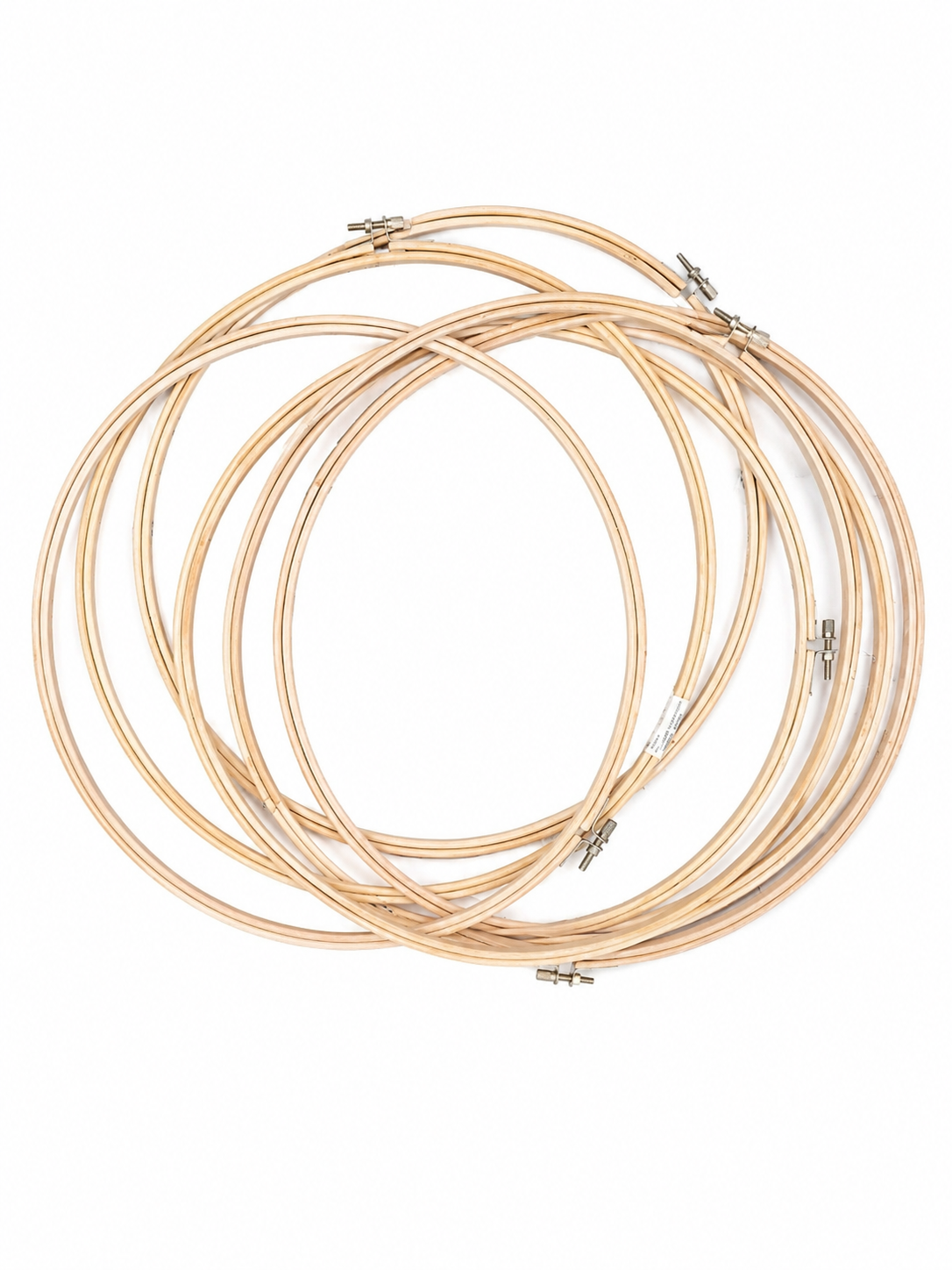 Wooden Embroidery Hoops Set for Crafting