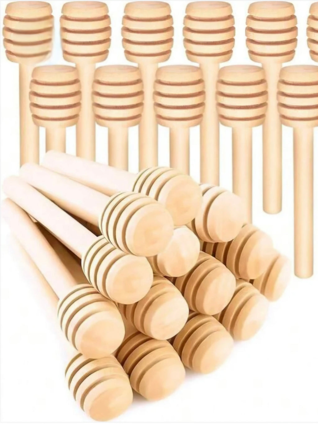 10 Mini Wooden Honey