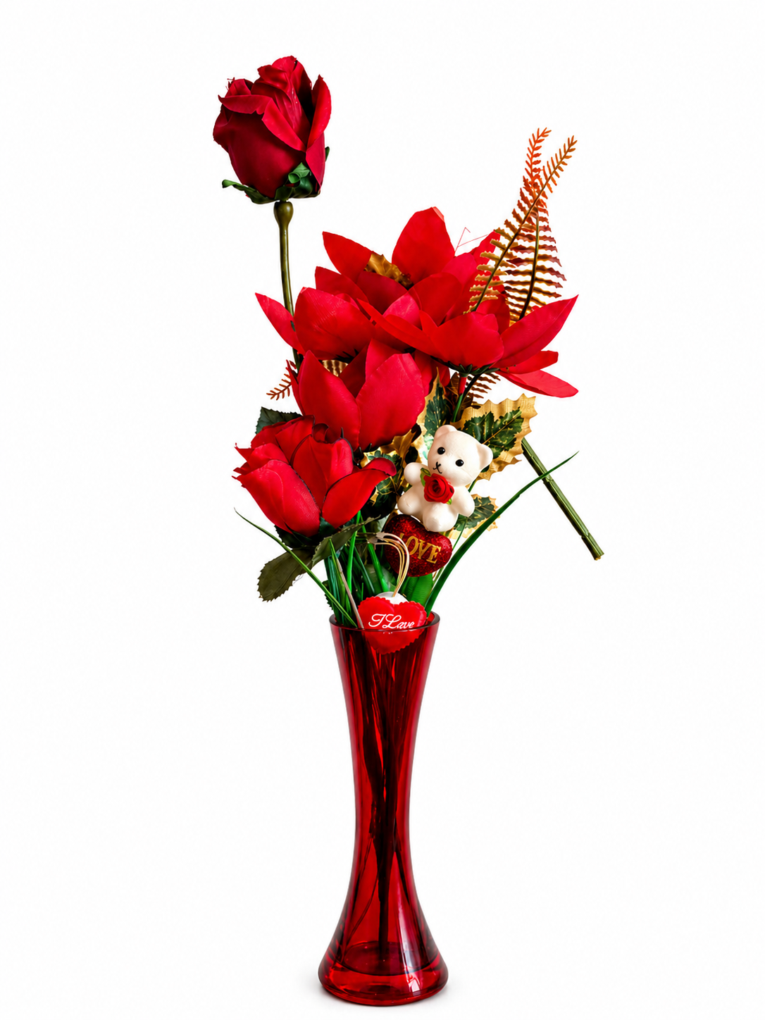 Romantic Red Rose Arrangement