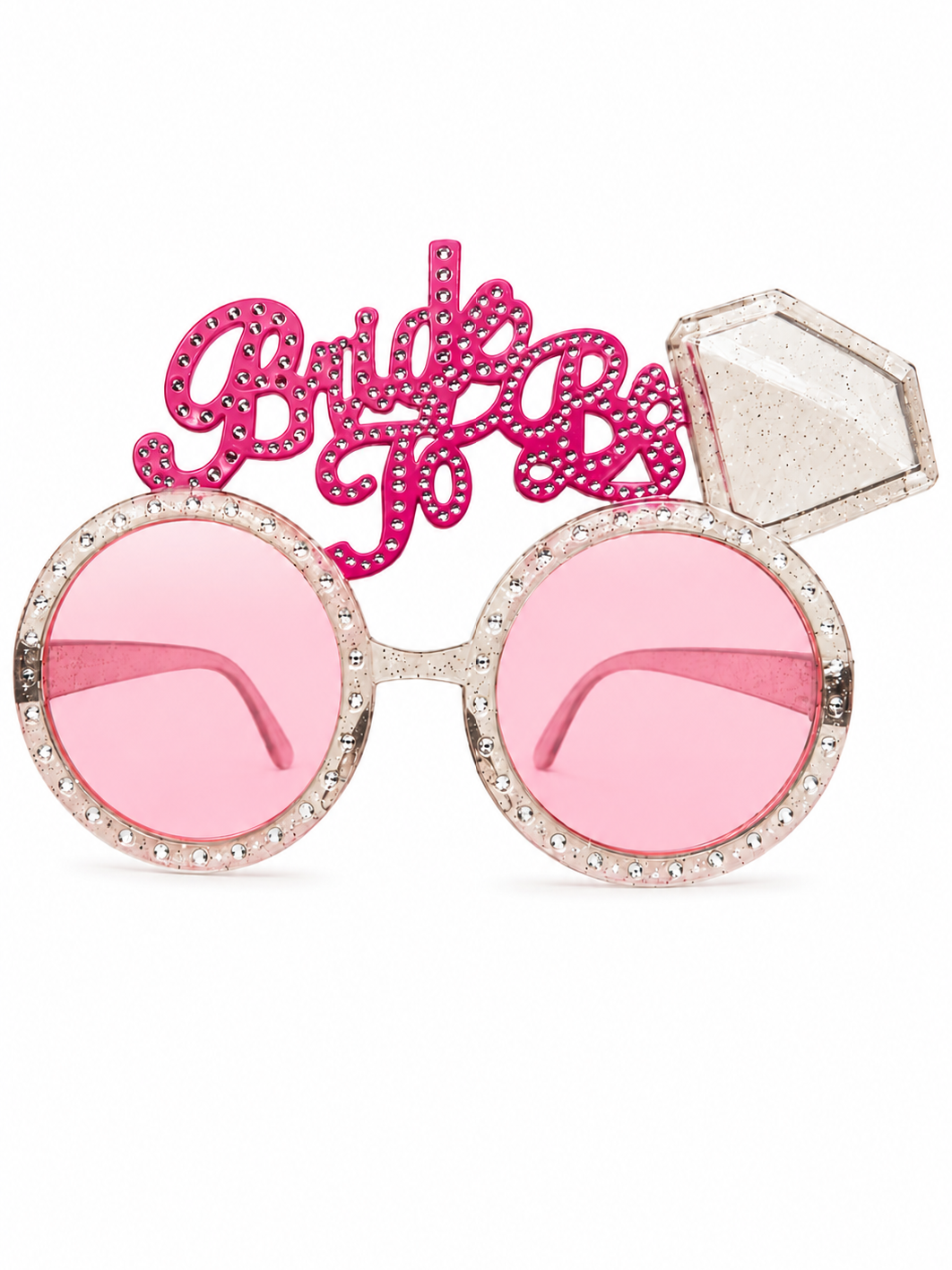 Bride-to-Be Party Sunglasses with Diamond Accent