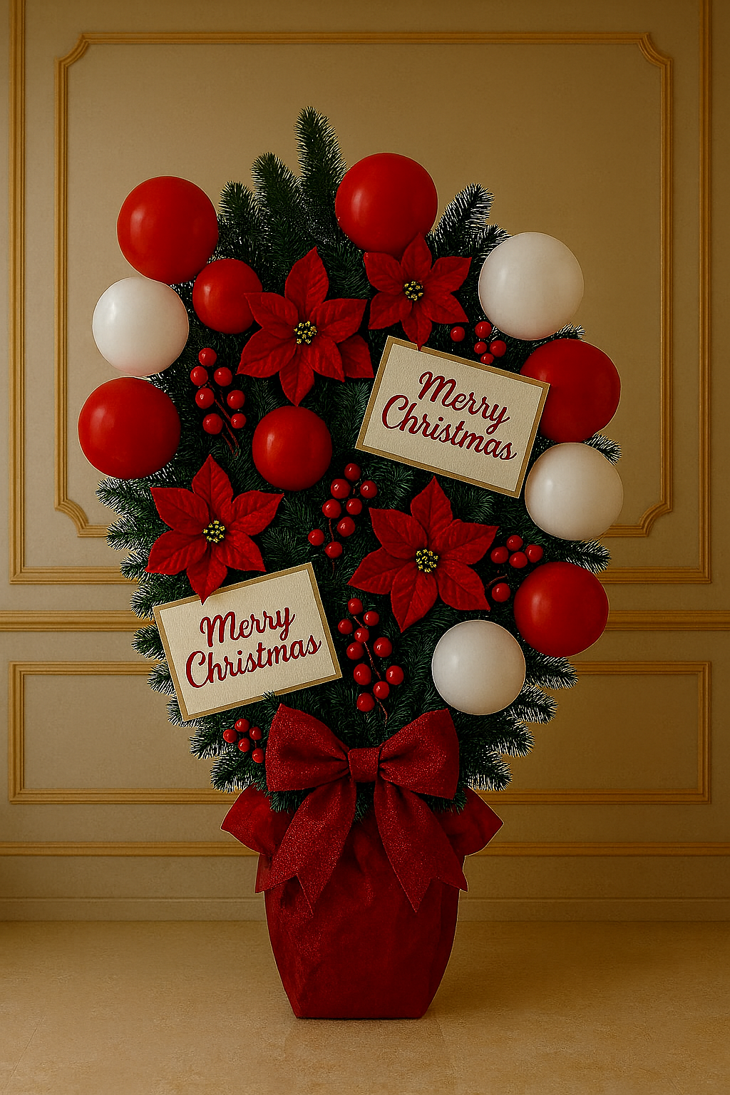 Extra Giant Christmas Balloon Bouquet