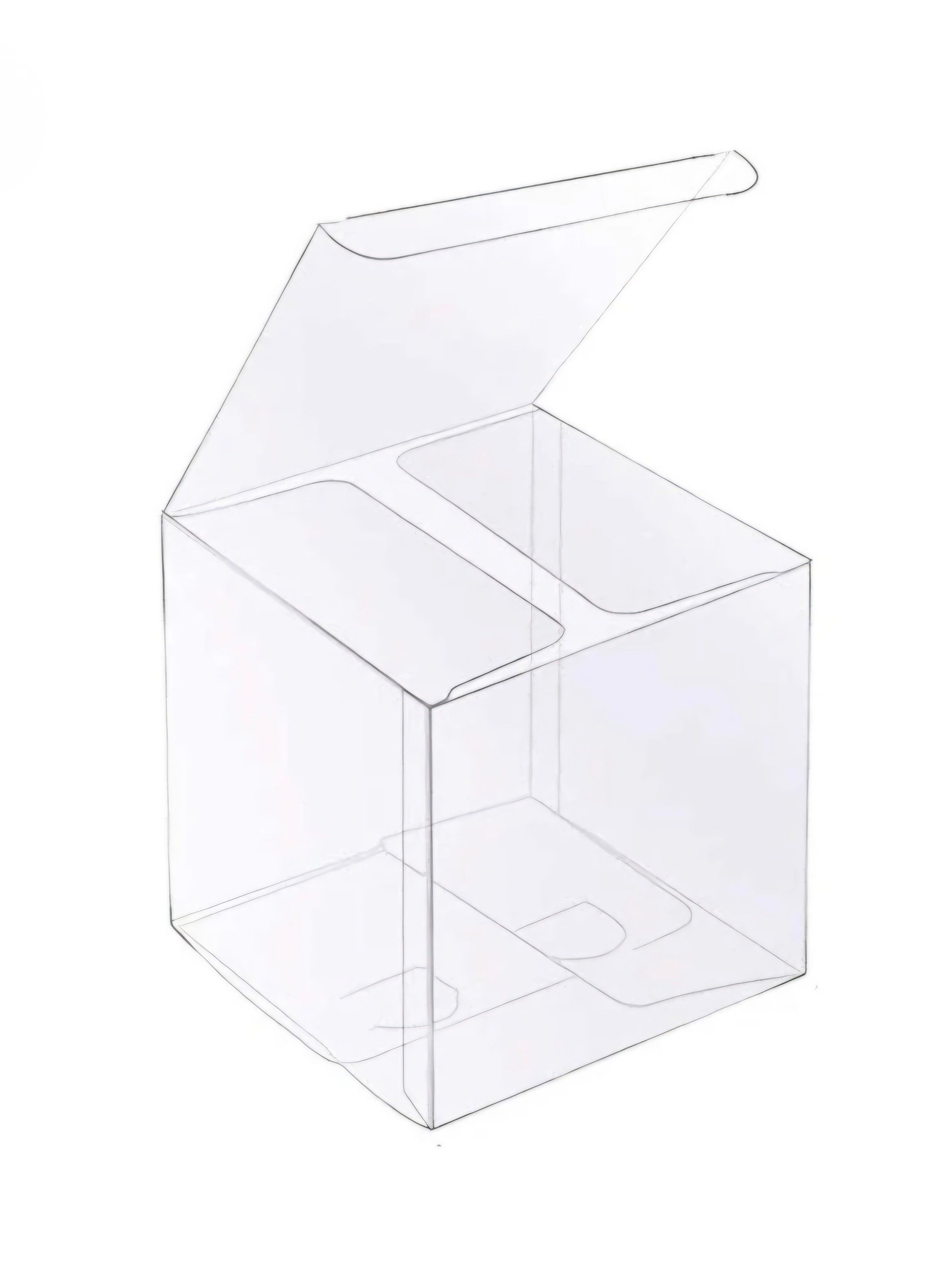 Clear 10x10 Gift Box