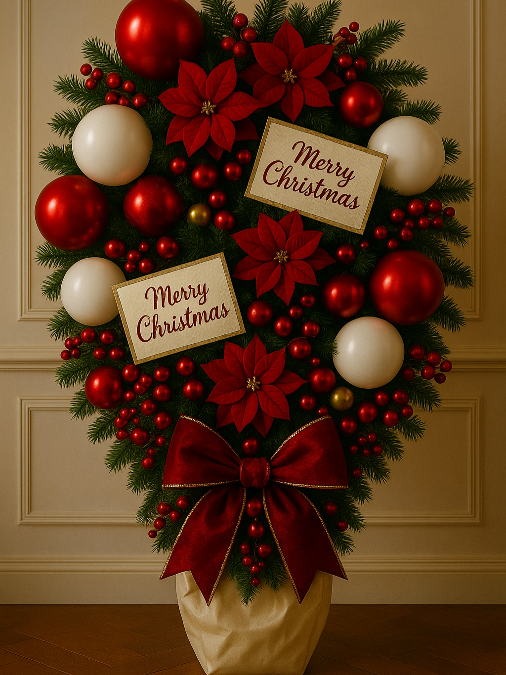 Huge Christmas Balloon Bouquet