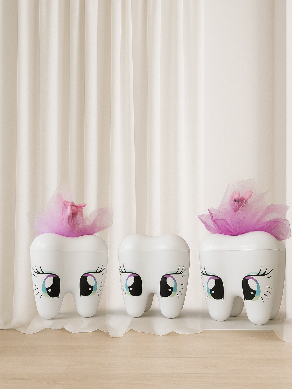 Baby Girl First Tooth Memory Box